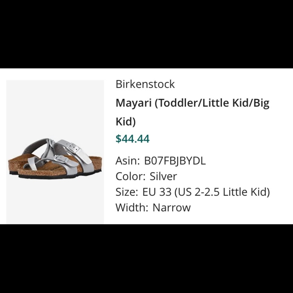 Kids’ Mayari Birkenstocks